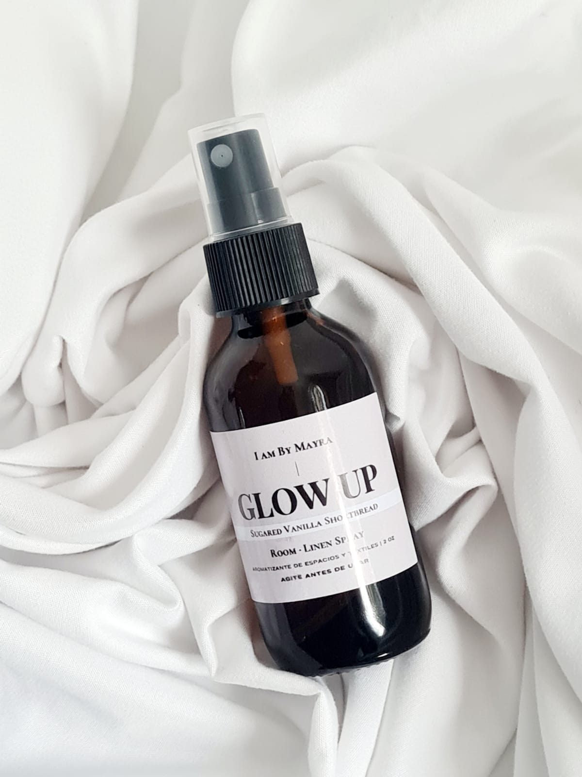 Room & Linen Spray "Glow Up" – Azúcar de Vainilla y Shortbread