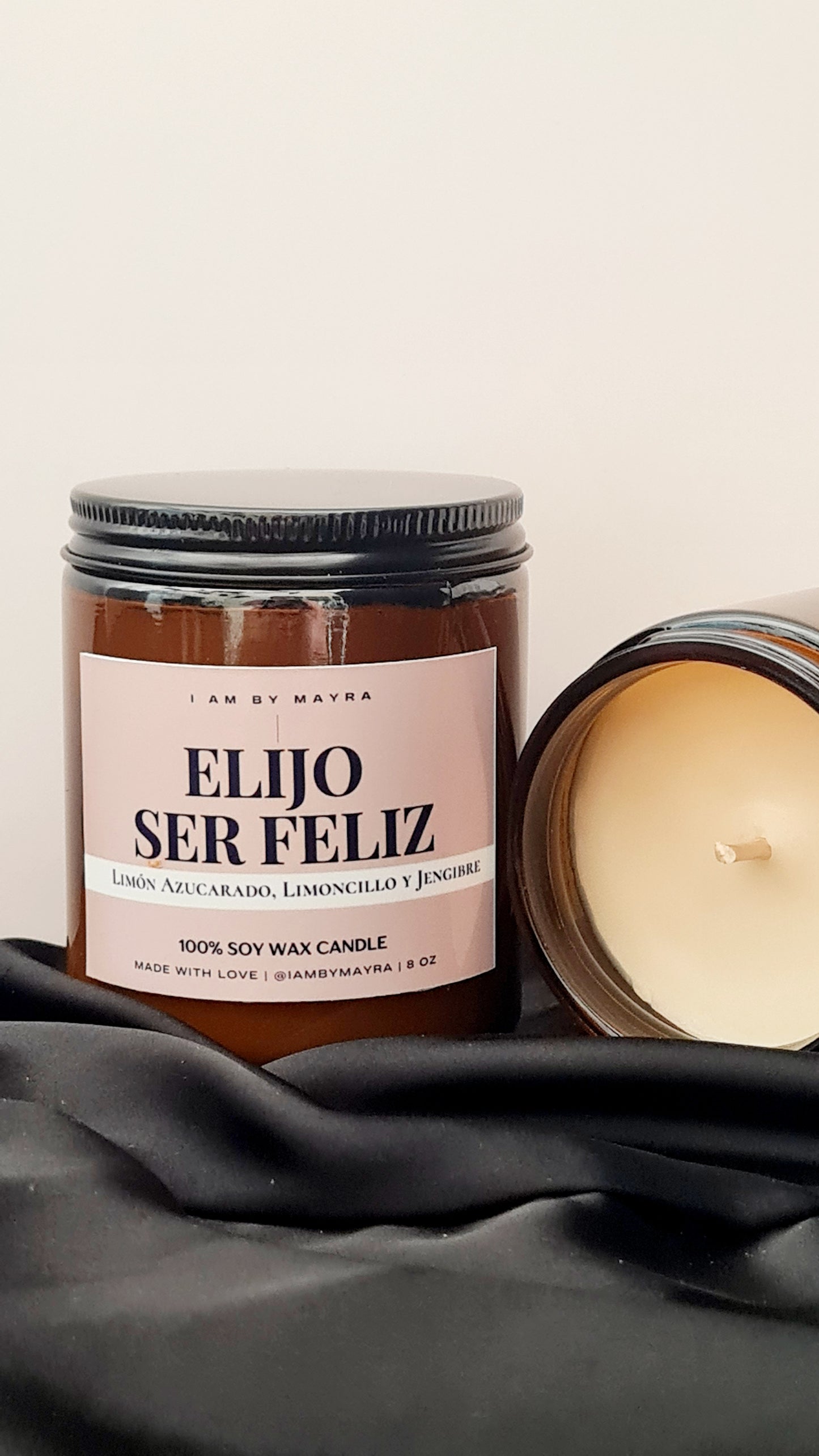 Vela Aromática De Soja | Elijo Ser Feliz