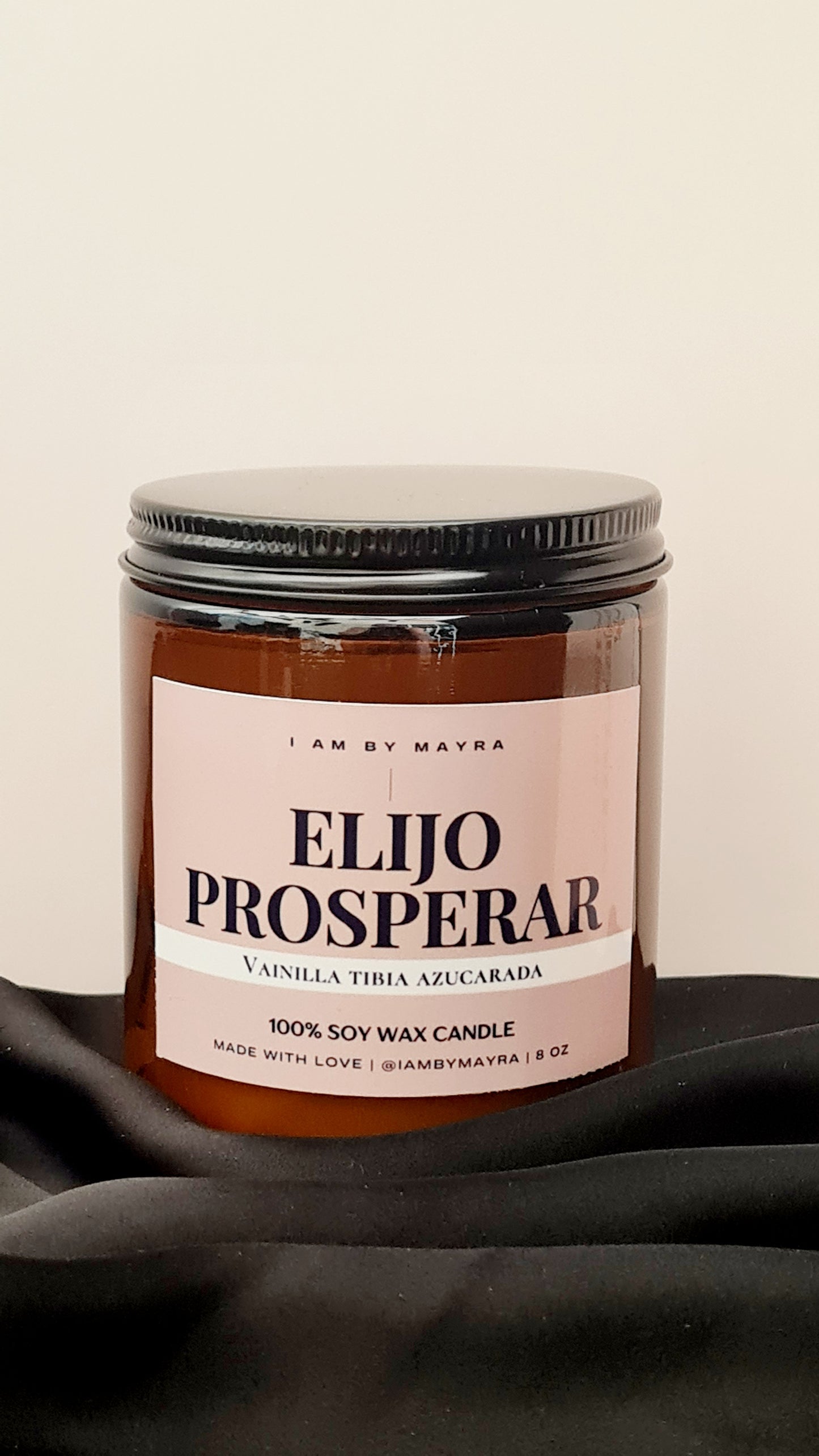 Vela Aromática De Soja | Elijo Prosperar