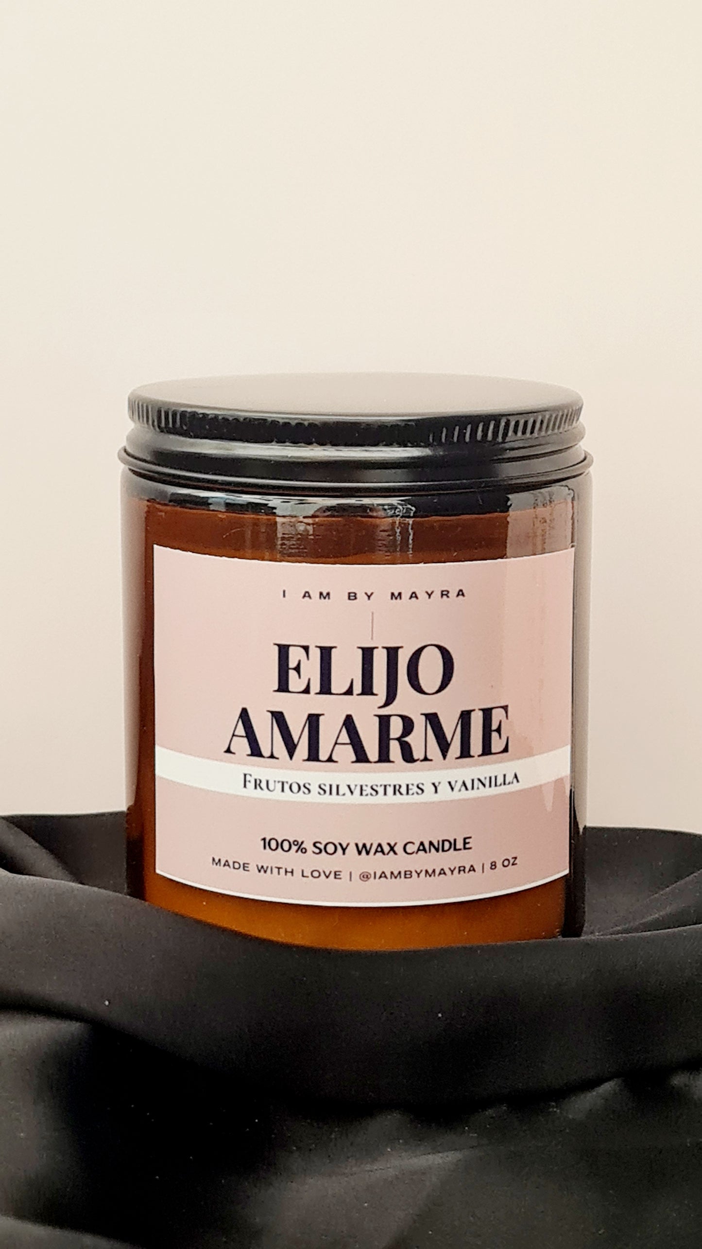 Vela Aromática De Soja | Elijo Amarme
