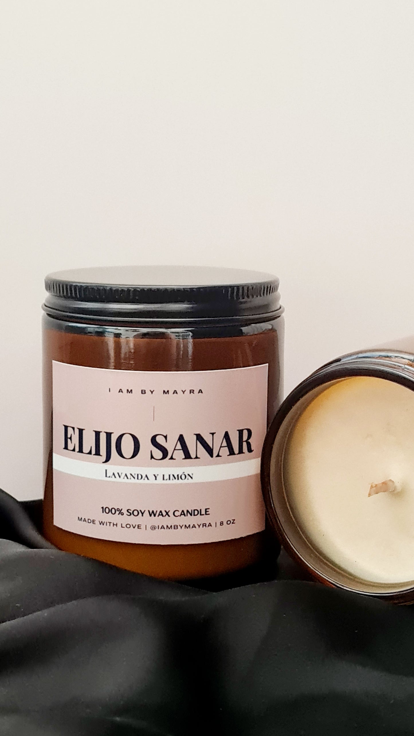 Vela Aromática De Soja | Elijo Sanar