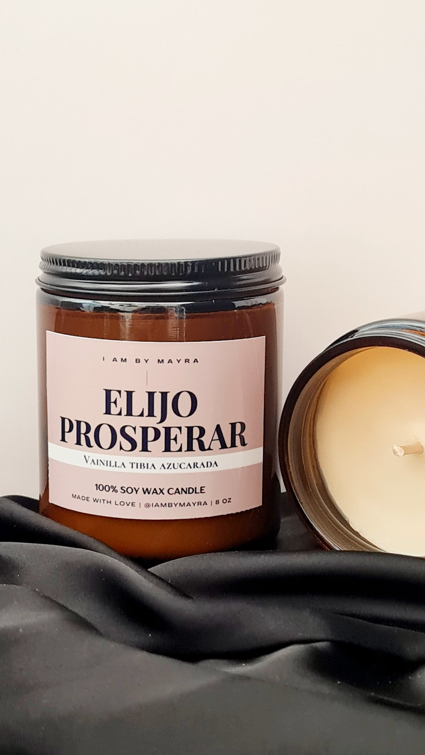 Vela Aromática De Soja | Elijo Prosperar