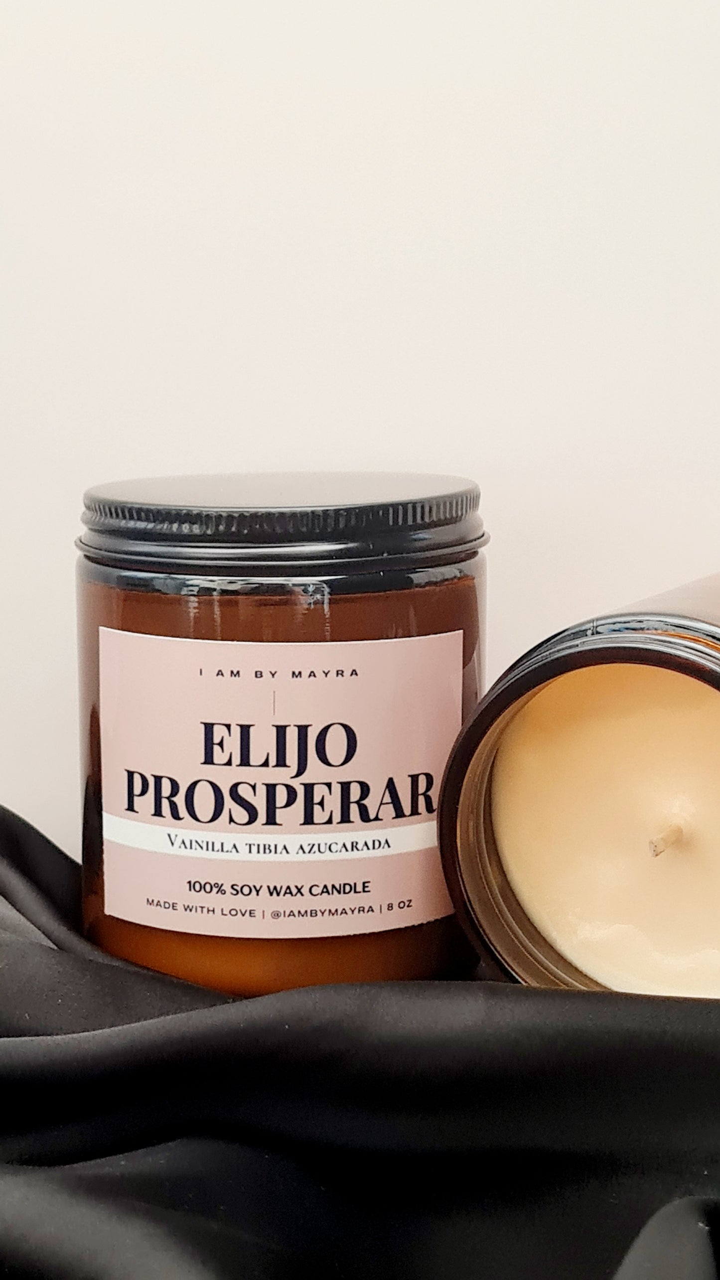 Vela Aromática De Soja | Elijo Prosperar