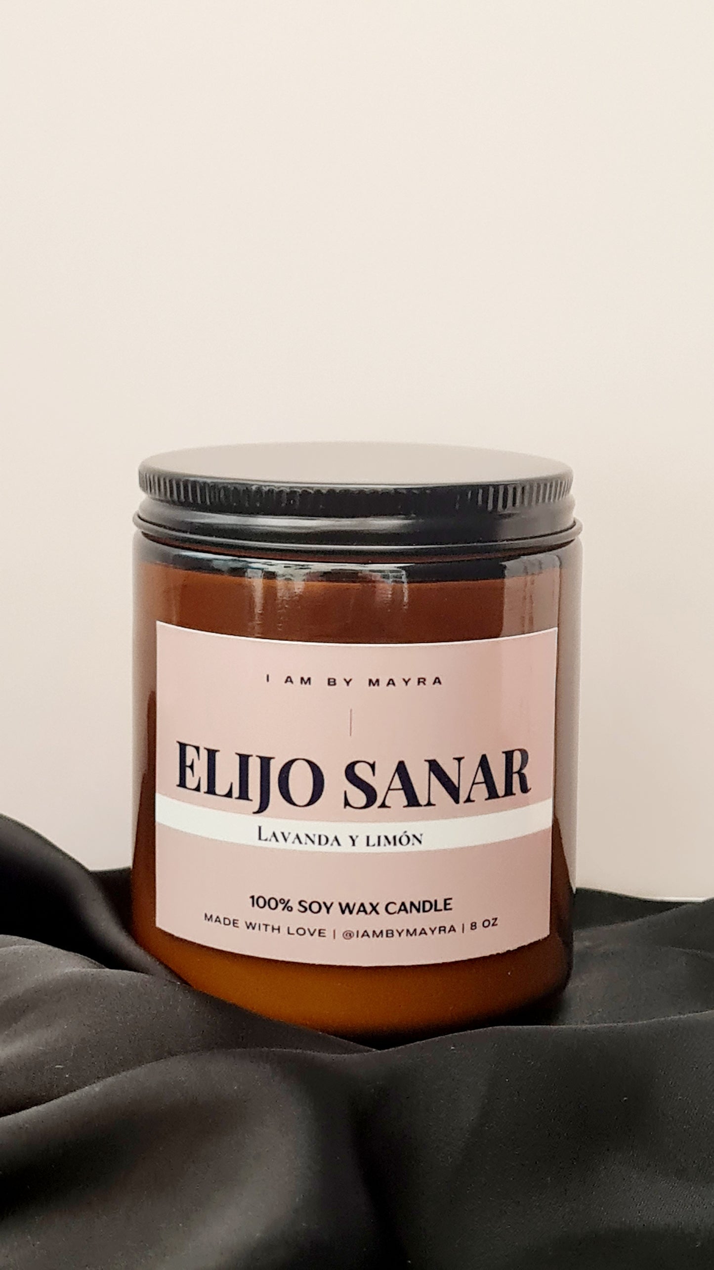 Vela Aromática De Soja | Elijo Sanar