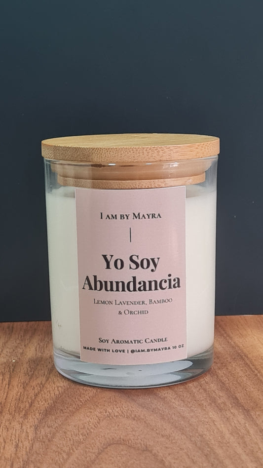 Vela Aromática De Soja | Yo Soy Abundancia