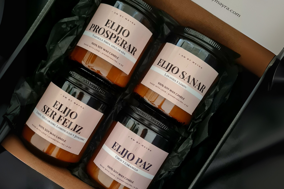 COLECCIÓN DE VELAS ELIJO SER