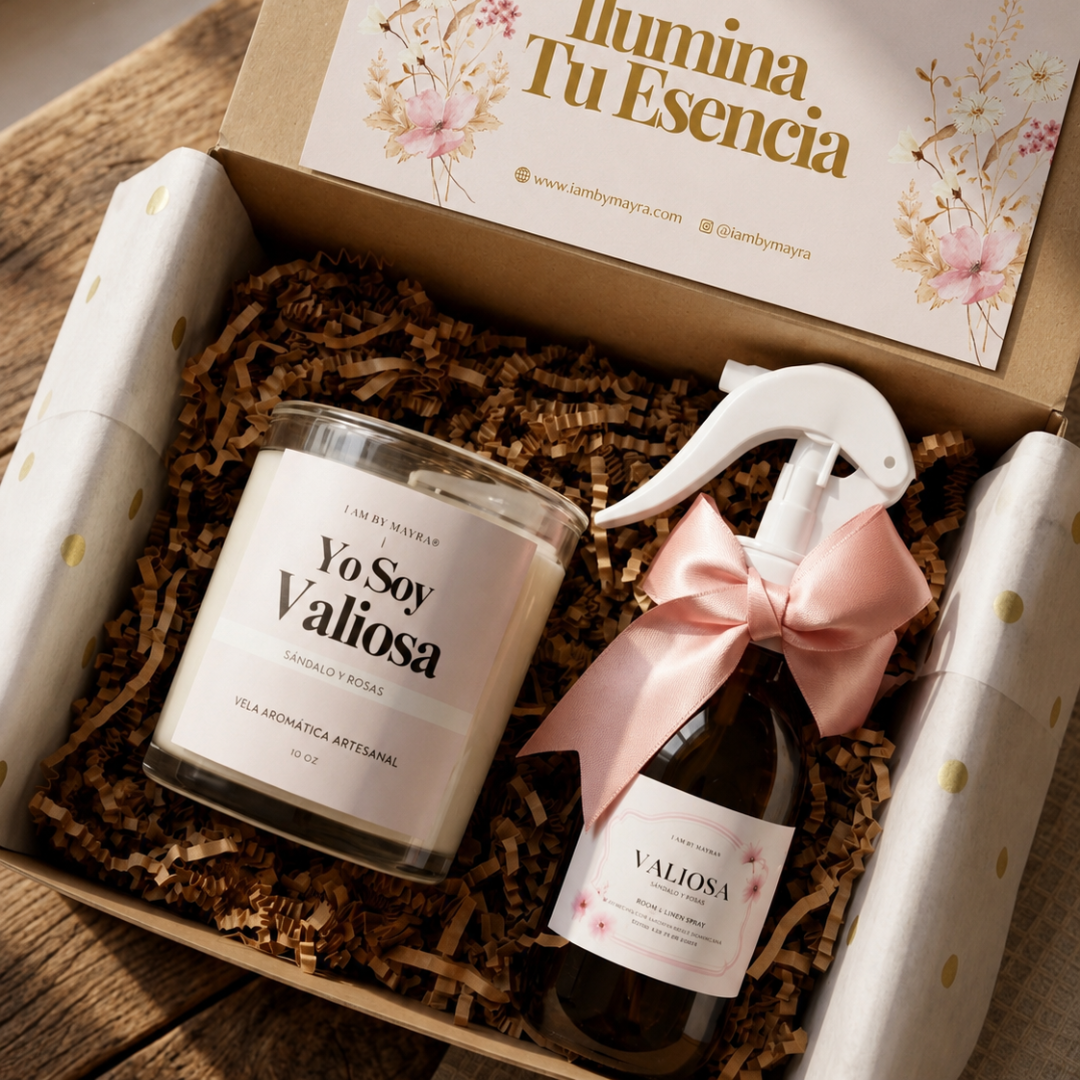 KIT ESENCIA YO SOY (Vela 7 oz + Room Spray 4 oz)