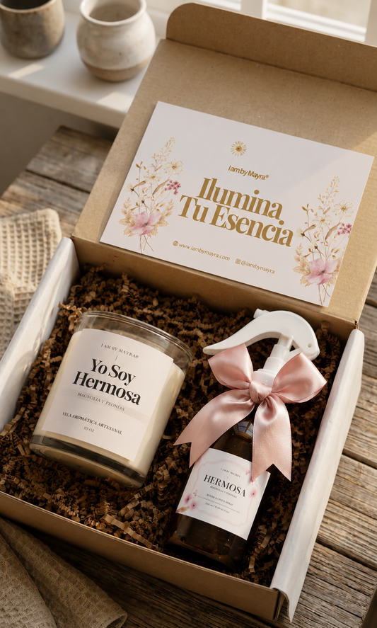✨ KIT PRESENCIA YO SOY (Vela 10 oz + Room Spray 4 oz)