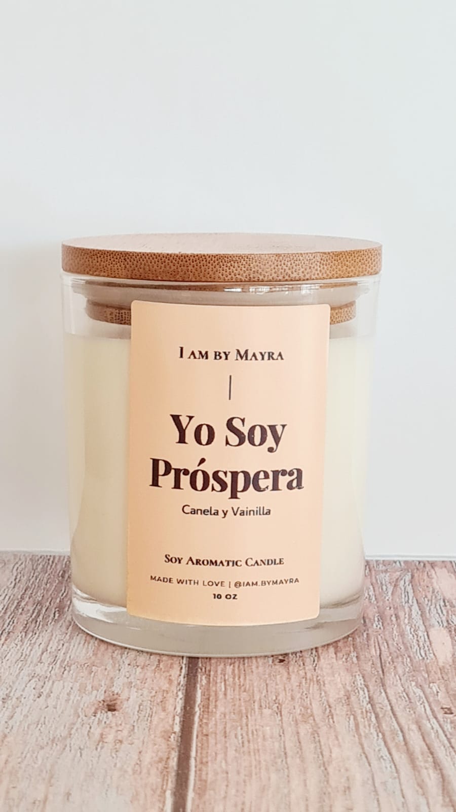 Vela Aromática De Soja | Yo Soy Próspera