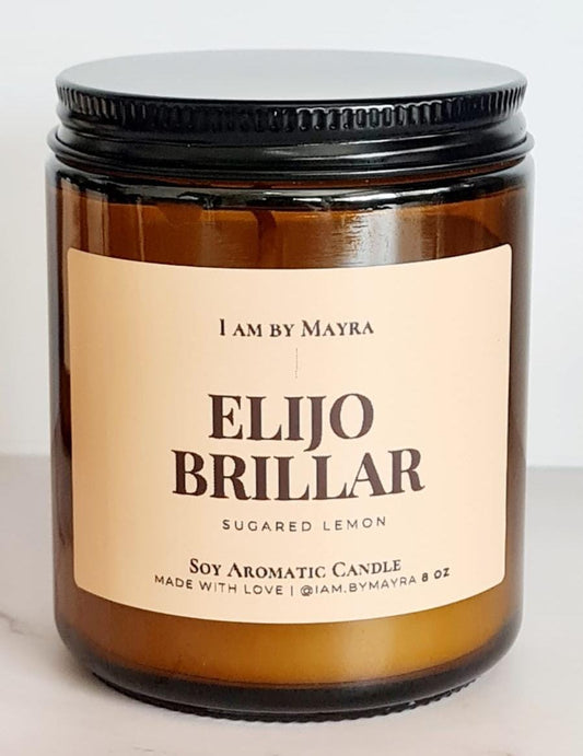 Vela Aromática De Soja | Elijo Brillar