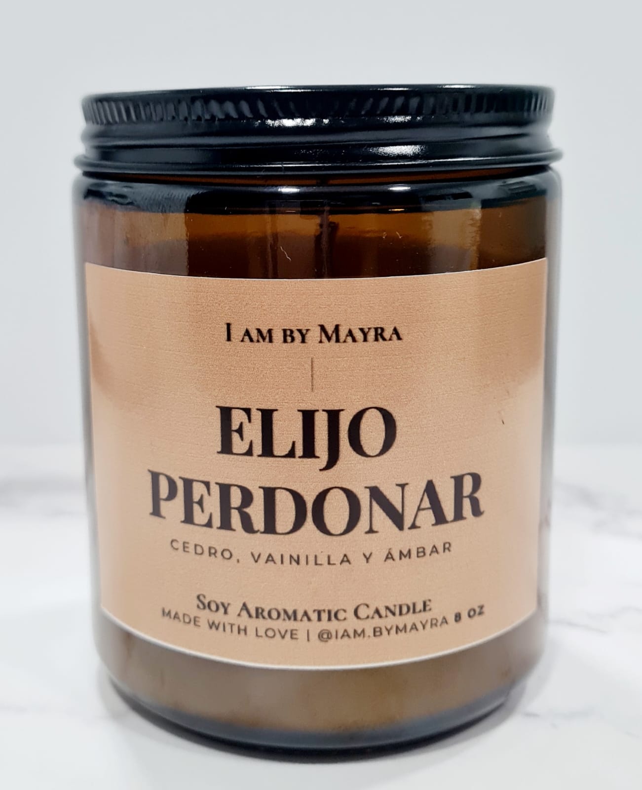 Vela Aromática De Soja | Elijo Perdonar