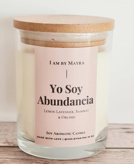 Vela Aromática De Soja | Yo Soy Abundancia