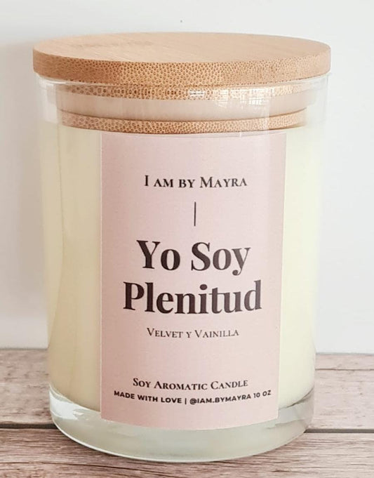 Vela Aromática De Soja | Yo Soy Plenitud