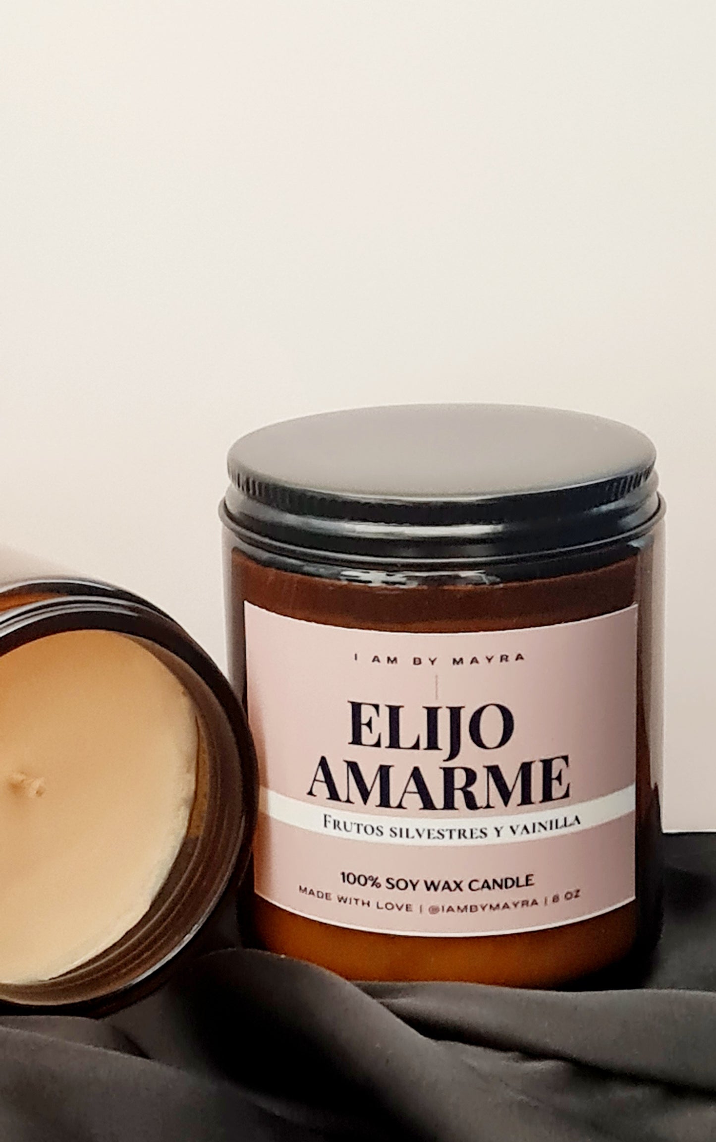 Vela Aromática De Soja | Elijo Amarme