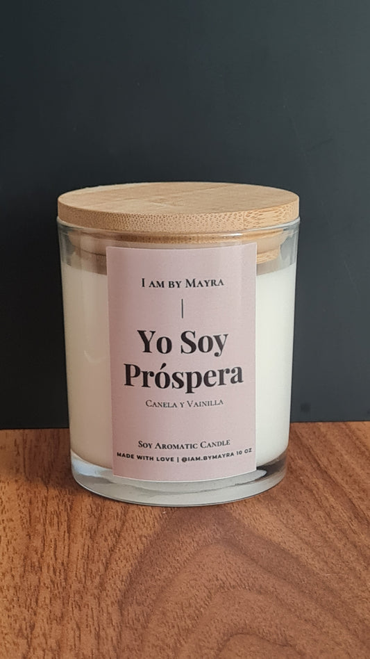 Vela Aromática De Soja | Yo Soy Próspera