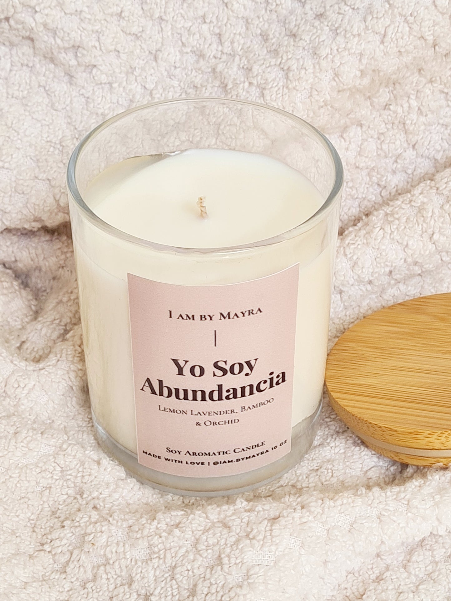 Vela Aromática De Soja | Yo Soy Abundancia